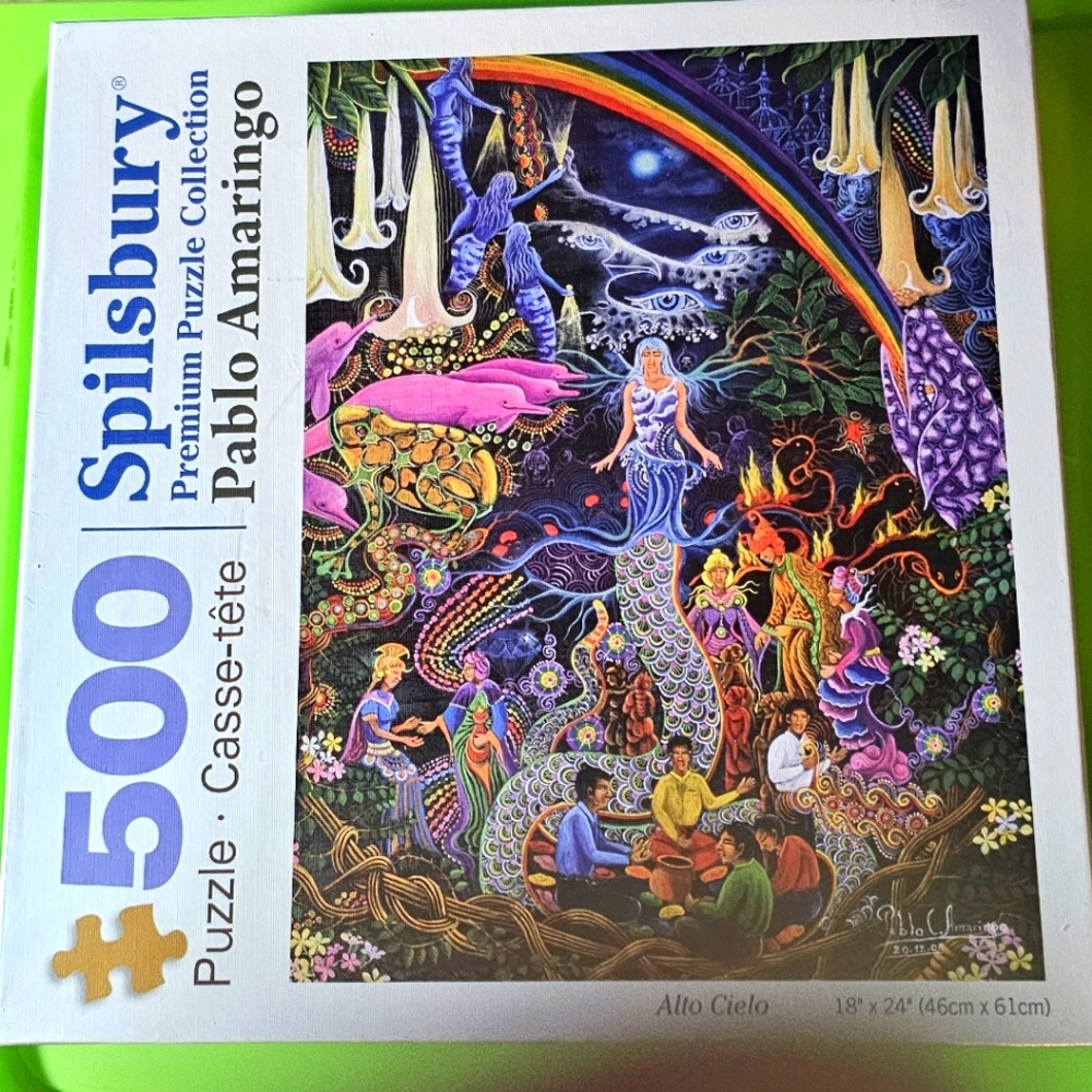 500 Pablo Amaringo puzzle. Brand new!